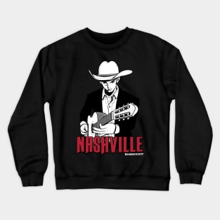 Nashville Tennessee Country Music Lover Guitar Player Crewneck Sweatshirt